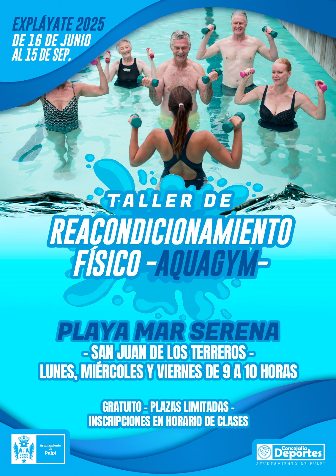 TALLER DE AQUAGYM EXPLAYATE 2025